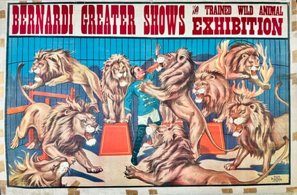 Bernardi Greater Shows Poster