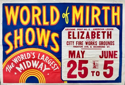 World of Mirth Shows Poster