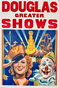 Douglas Greater Shows Poster