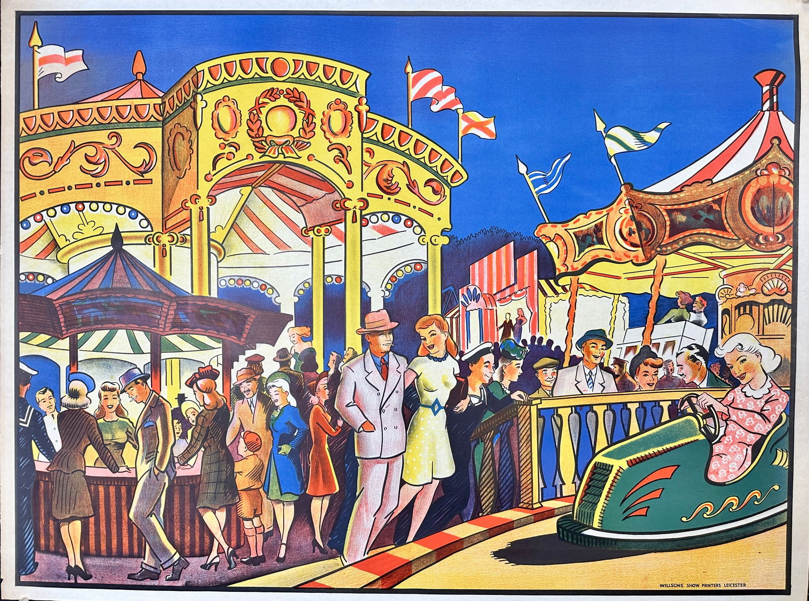 English Carnival or Fairgrounds Event Poster (1 of 1)