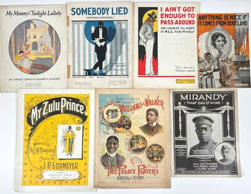 Minstrel Songsters and Sheet Music