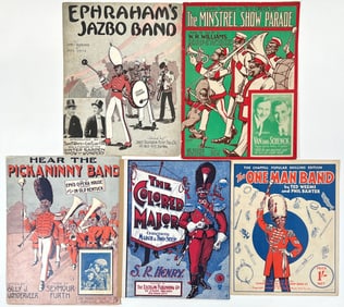 Minstrel Band Songsters, Sheet Music