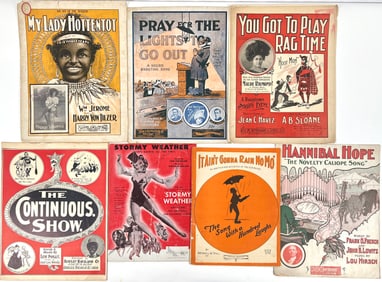 Minstrel Songsters, Sheet Music, Covers