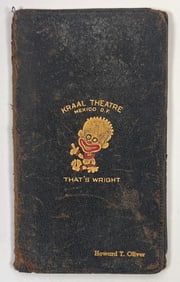 Kraal Theatre Bill-fold