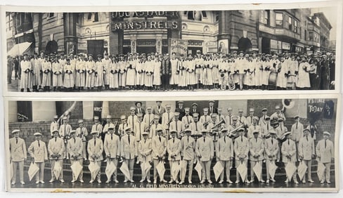 Al G. Field - Lew Dockstader Minstrel Pano-Photos