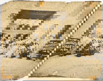 Cornwell & Nyes Mississippi Minstrels Photograph