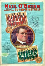 Neil O'Brien Great American Super-Minstrels Posters