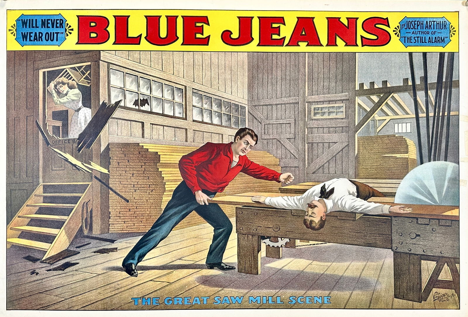 Blue Jeans Vaudeville Theatre Poster (1 of 1)