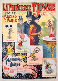 Casino de Paris - La Princesse Topaze Poster