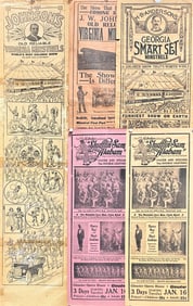 Collection of Minstrel Show Heralds