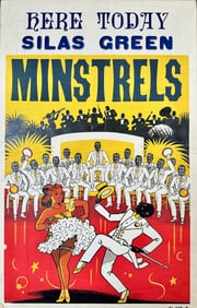 Silas Green - Minstrels Show poster