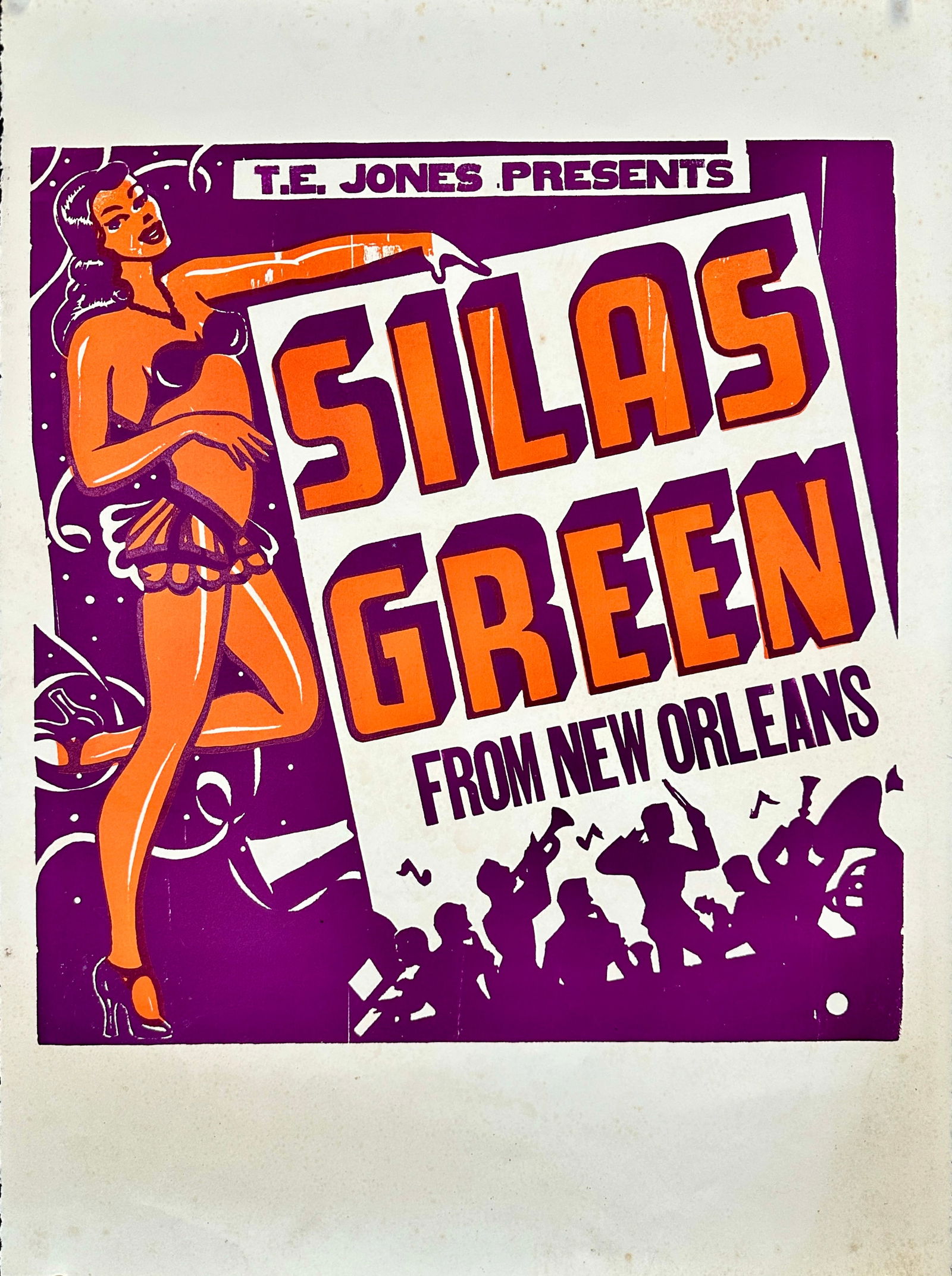 Silas Green From New Orleans Minstrel Poster (1 of 1)