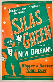 Silas Green From New Orleans Minstrel Poster