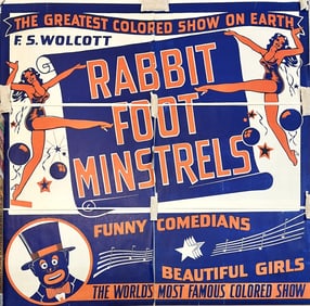 Rabbit Foot Minstrels Poster - Six Sheet