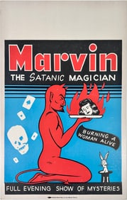 Marvin The Satanic Magician Poster