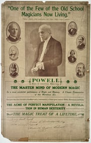 Frederick Eugene Powell Magic Poster
