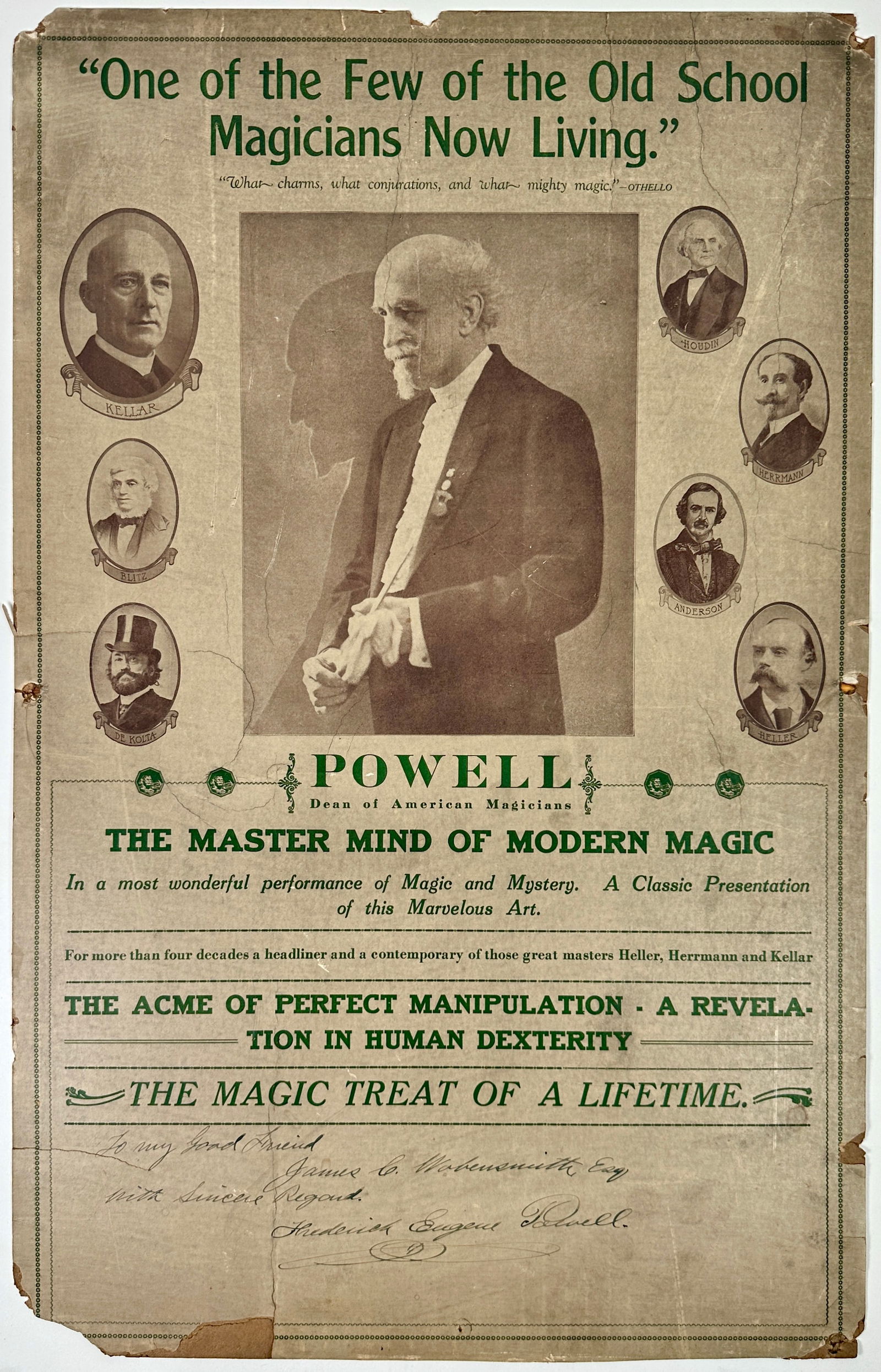 Frederick Eugene Powell Magic Poster (1 of 1)