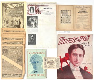 Magic Ephemera - Houdini, Thurston, Clayton, Kar-Mi
