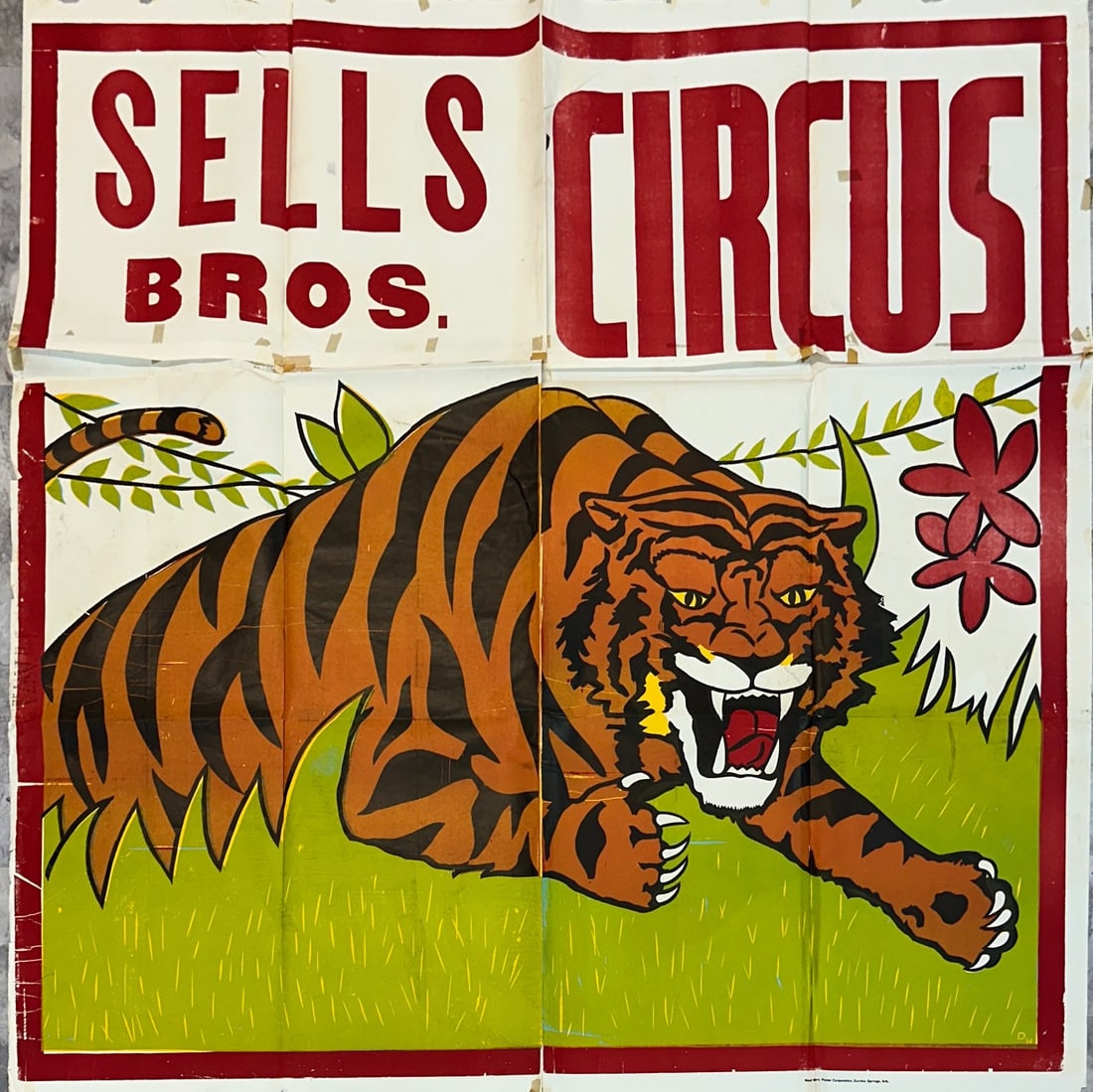 Sells Bros. Circus Poster - 6 sheet (1 of 1)