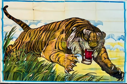 Leaping Tiger Poster - 8 sheet