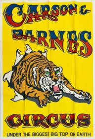 Carson & Barnes Circus Poster