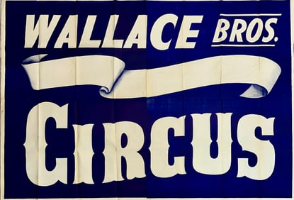 Wallace Bros. Circus Poster - 4 sheet
