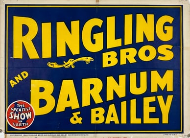 Ringling Bros. Barnum Bailey Circus Poster