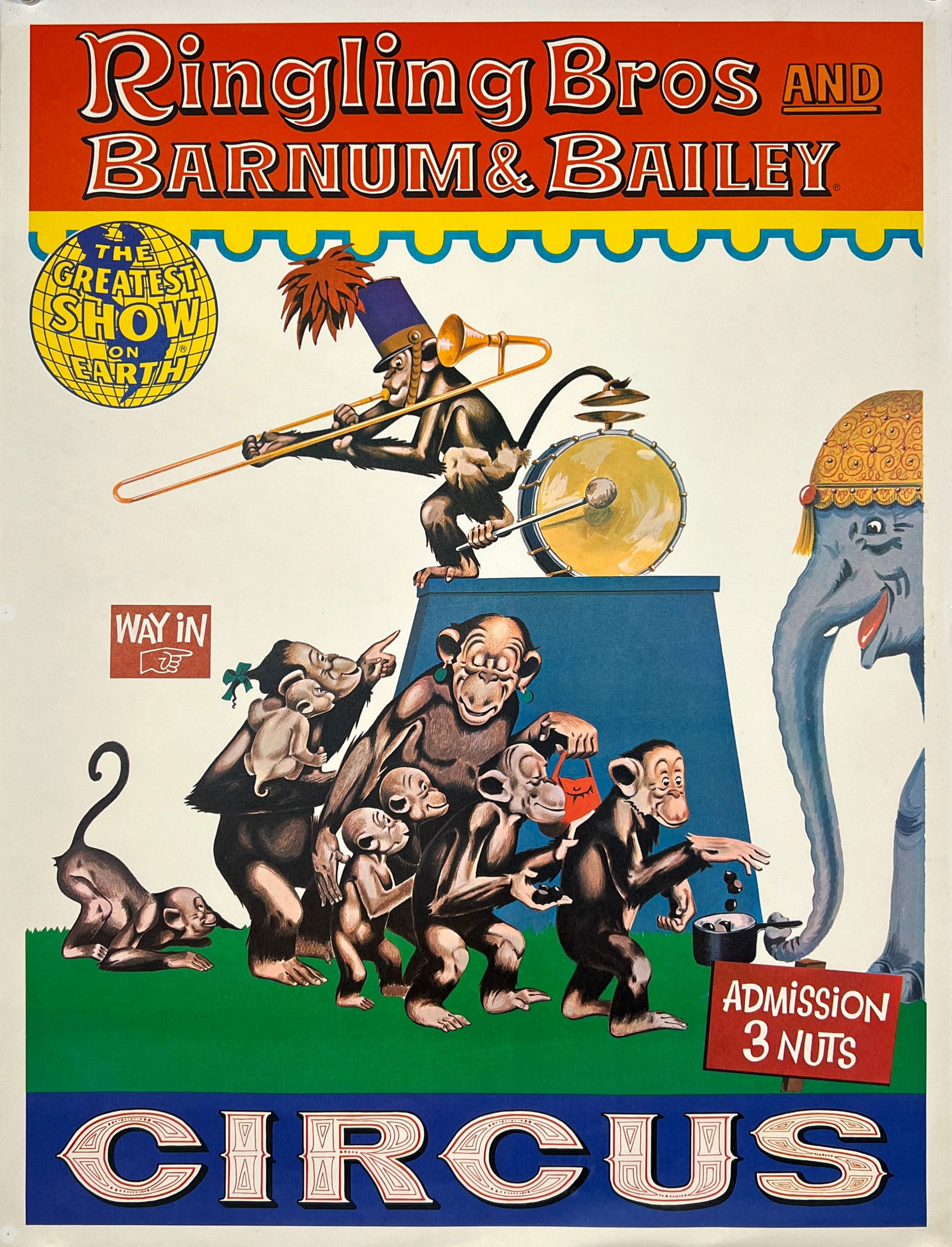 Ringling Bros. Barnum Bailey Circus Poster (1 of 1)