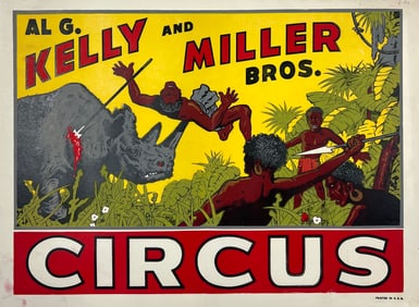 Kelly-Miller Bros. Circus Poster