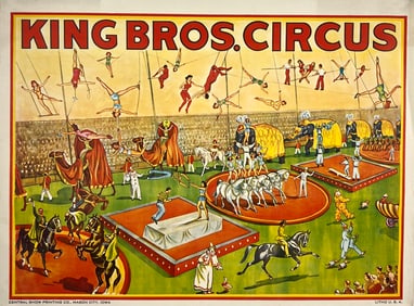 King Bros. Circus Poster