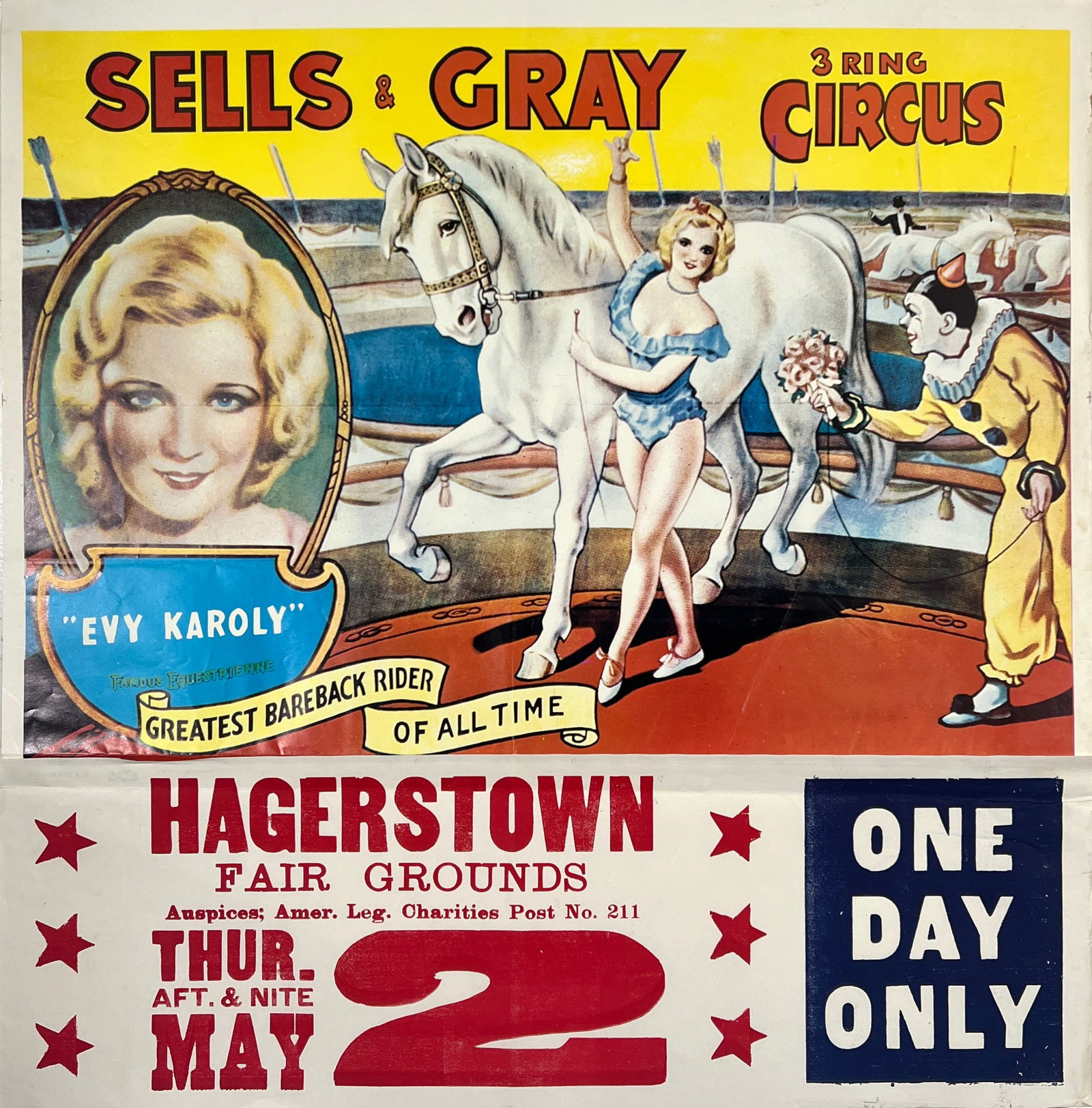 Sells & Gray Circus Poster (1 of 1)