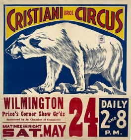 Cristiani Bros. Circus Poster