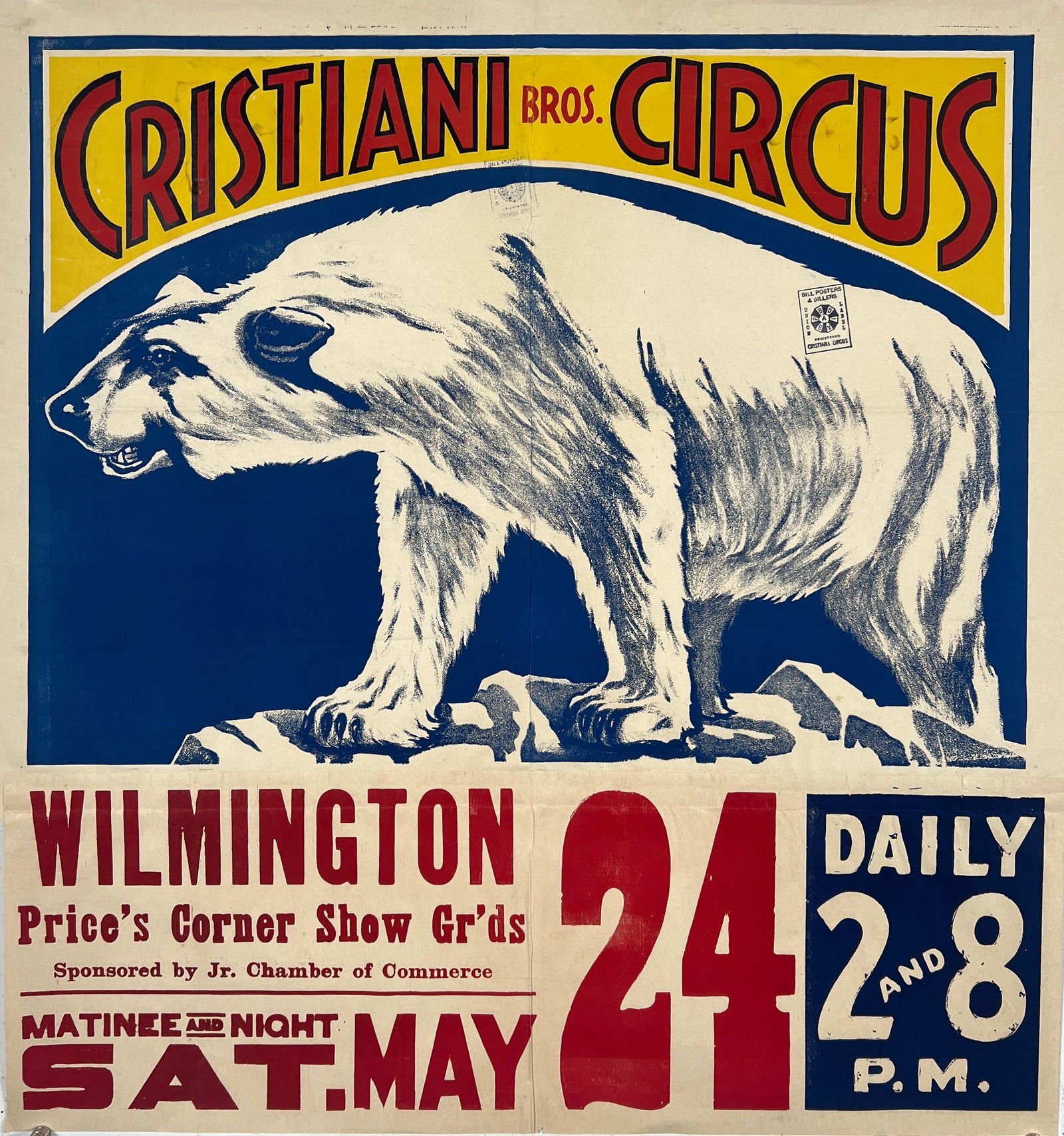 Cristiani Bros. Circus Poster (1 of 1)