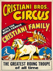 Cristiani Bros. Circus Poster