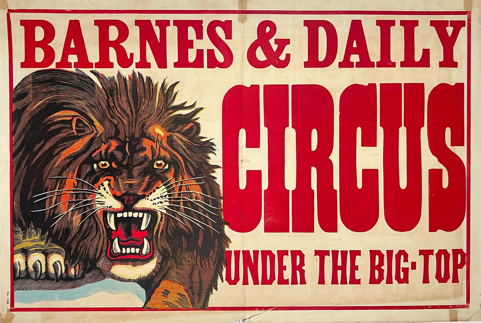 Barnes & Daily Circus Poster (1 of 1)