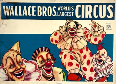 Wallace Bros. Circus Poster