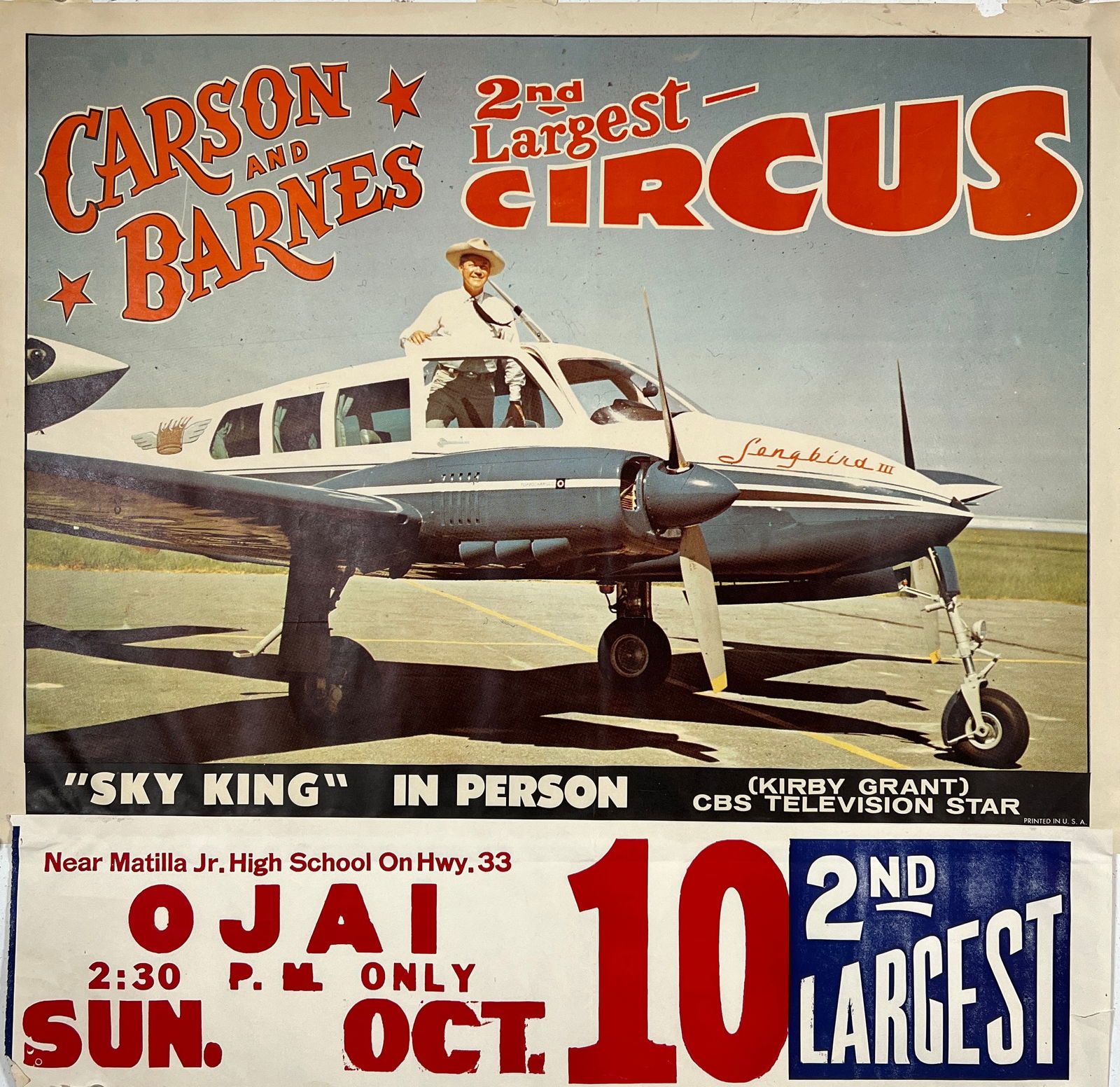 Carson & Barnes Circus Poster (1 of 1)