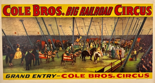 Cole Bros. Circus Poster