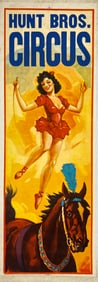 Hunt Bros. Circus Poster