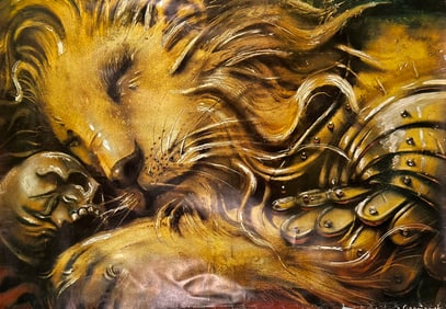 Cyrk (Poland) Sleeping Lion Poster