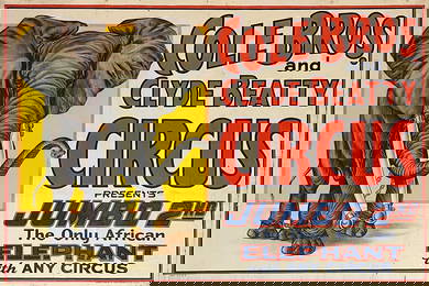 COLE BROS CIRCUS POSTER