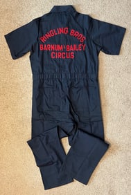 RINGLING BROS and BARNUM & BAILEY CIRCUS WORKING COVERALLS