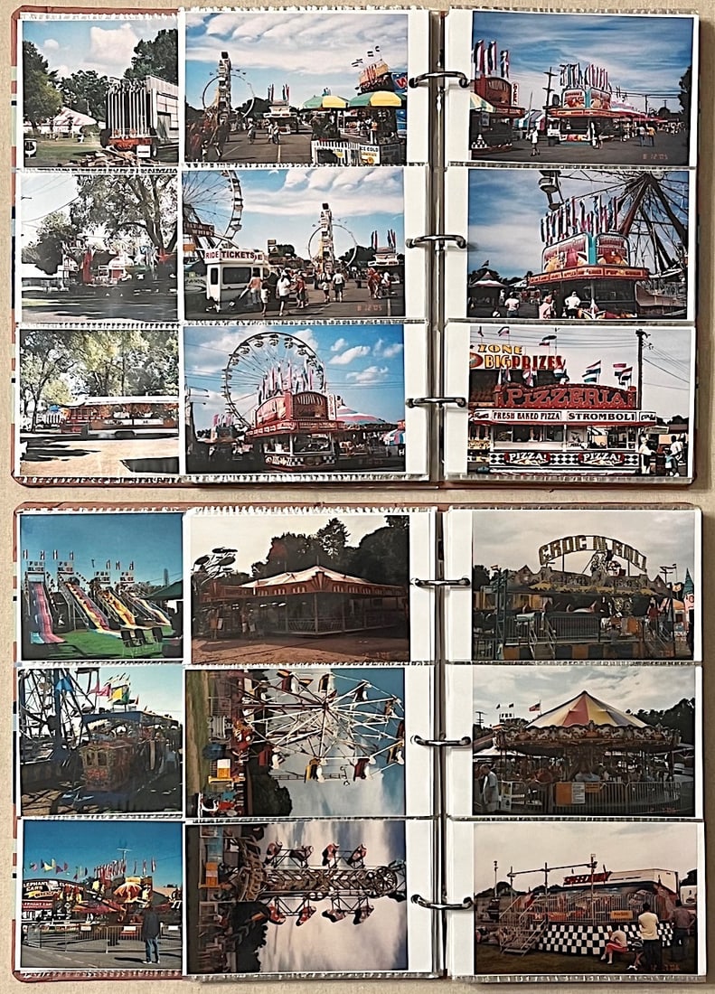 CARNIVAL ARCHIVE: LOT OF TWO PHOTO ALBUMS - 700 PHOTOGRAPHS (1 of 3)