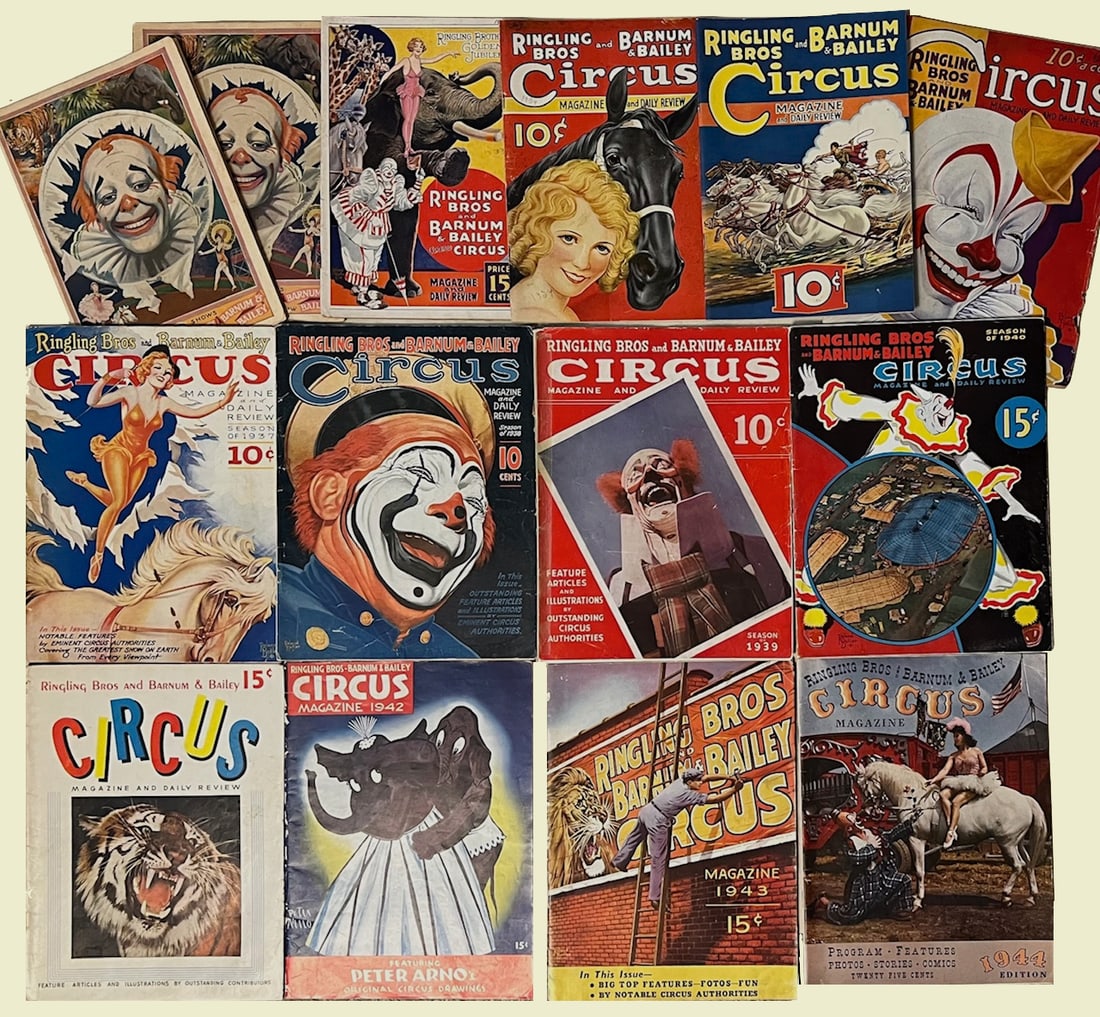 RINGLING BROS and BARNUM & BAILEY PROGRAM ARCHIVE (1 of 3)