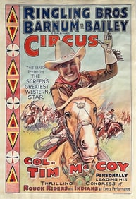RINGLING BROS and BARNUM & BAILEY ORIGINAL CIRCUS POSTER