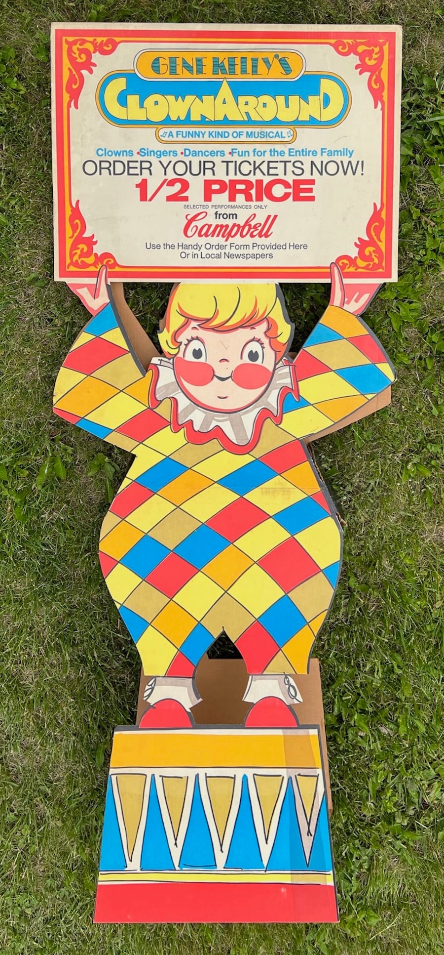 GENE KELLY?S CLOWNAROUND CAMPBELL SOUP PROMOTIONAL  STANDUP (1 of 2)