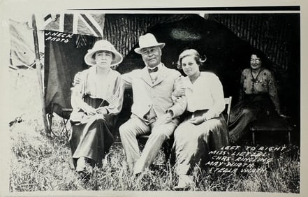 LIETZEL - RINGLING - WIRTH REAL PHOTO POSTCARD - C.P. FOX