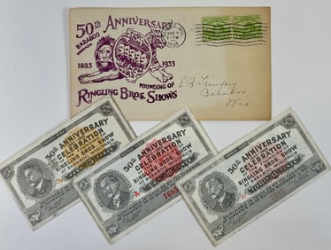 BARABOO SCRIP - RINGLING BROS. SHOW - CIRCUS SCRIP
