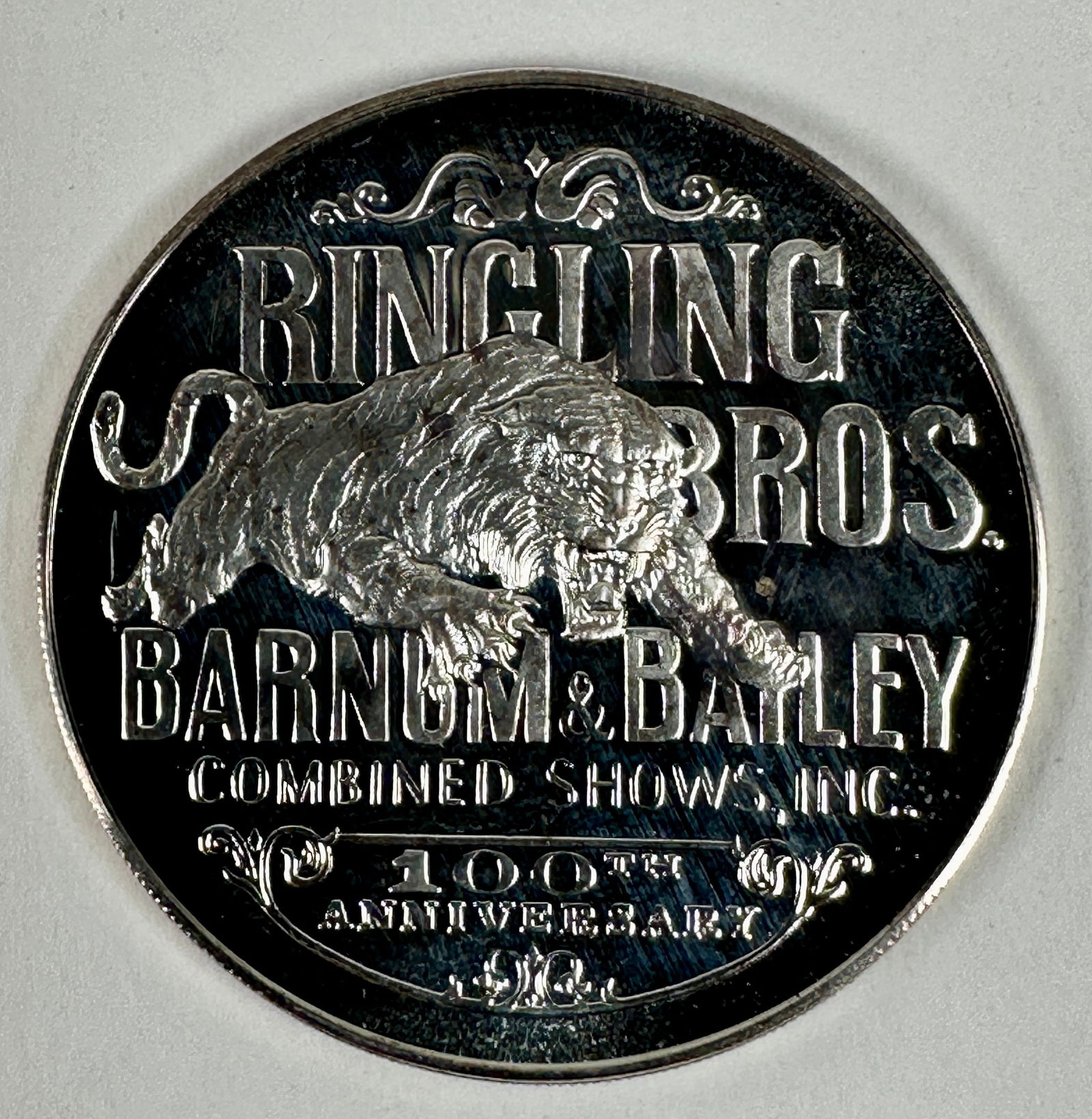 RINGLING BROS. BARNUM BAILEY CIRCUS - SILVER COIN (1 of 2)