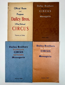DAILEY BROS. CIRCUS SEASON ROUTE BOOKS